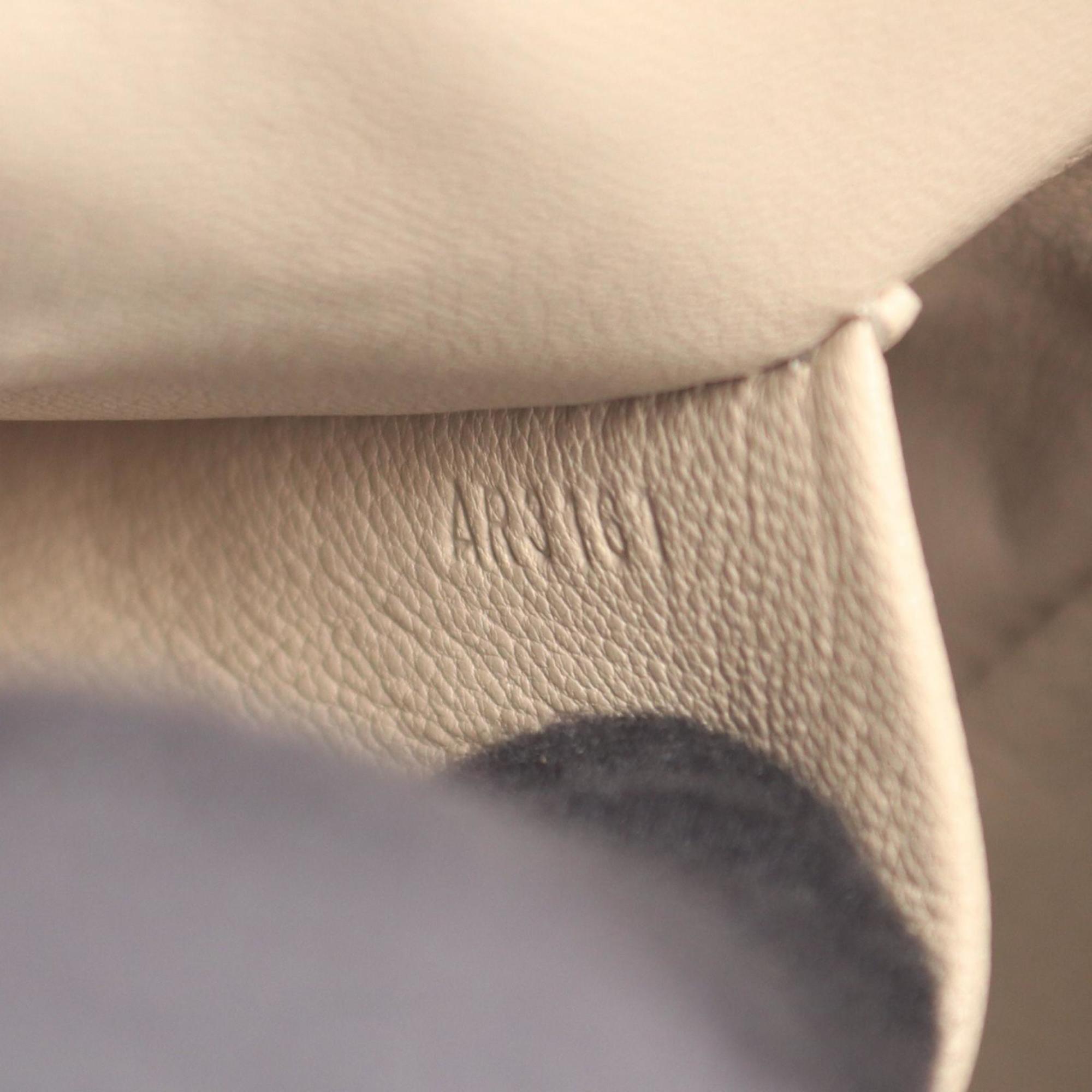Louis Vuitton Brown Coated Canvas Handbag