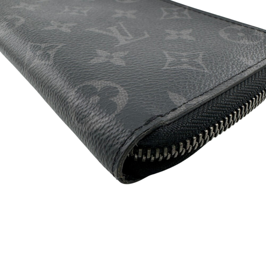 Louis Vuitton Black Leather Long Wallet