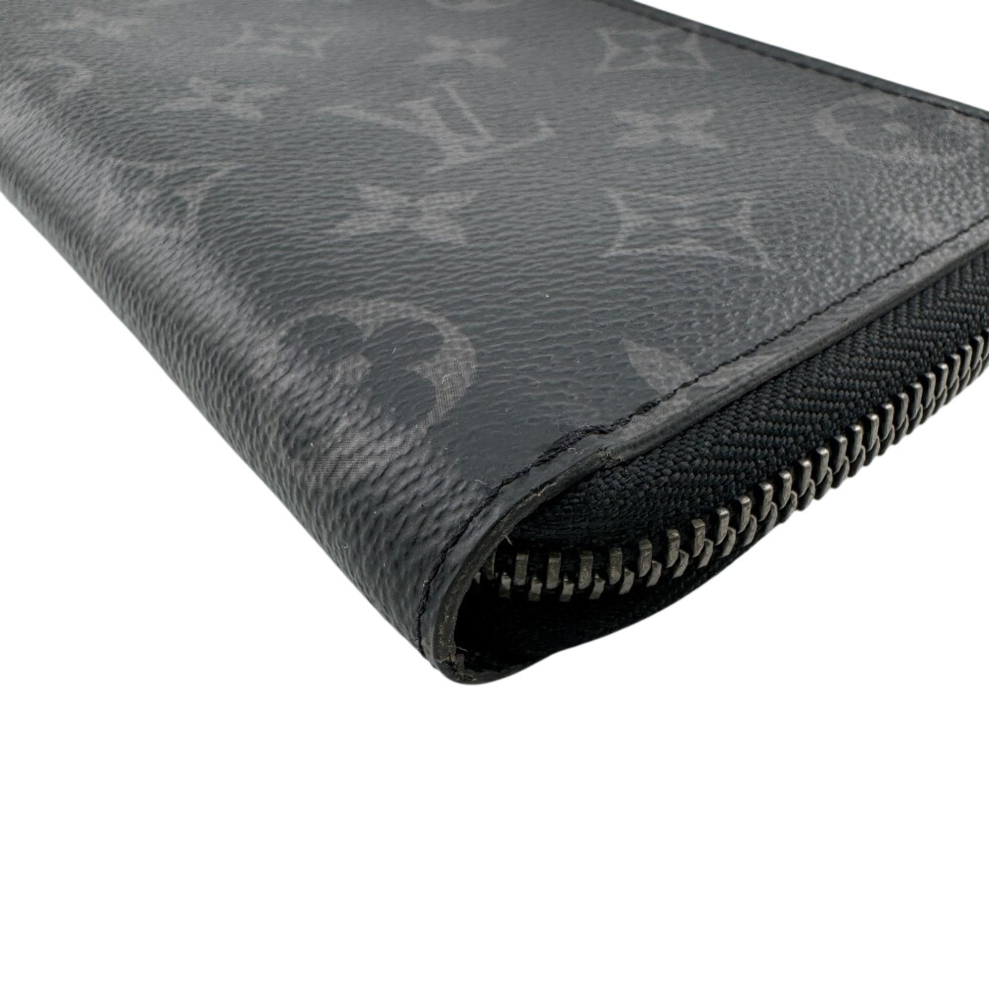 Louis Vuitton Black Leather Long Wallet