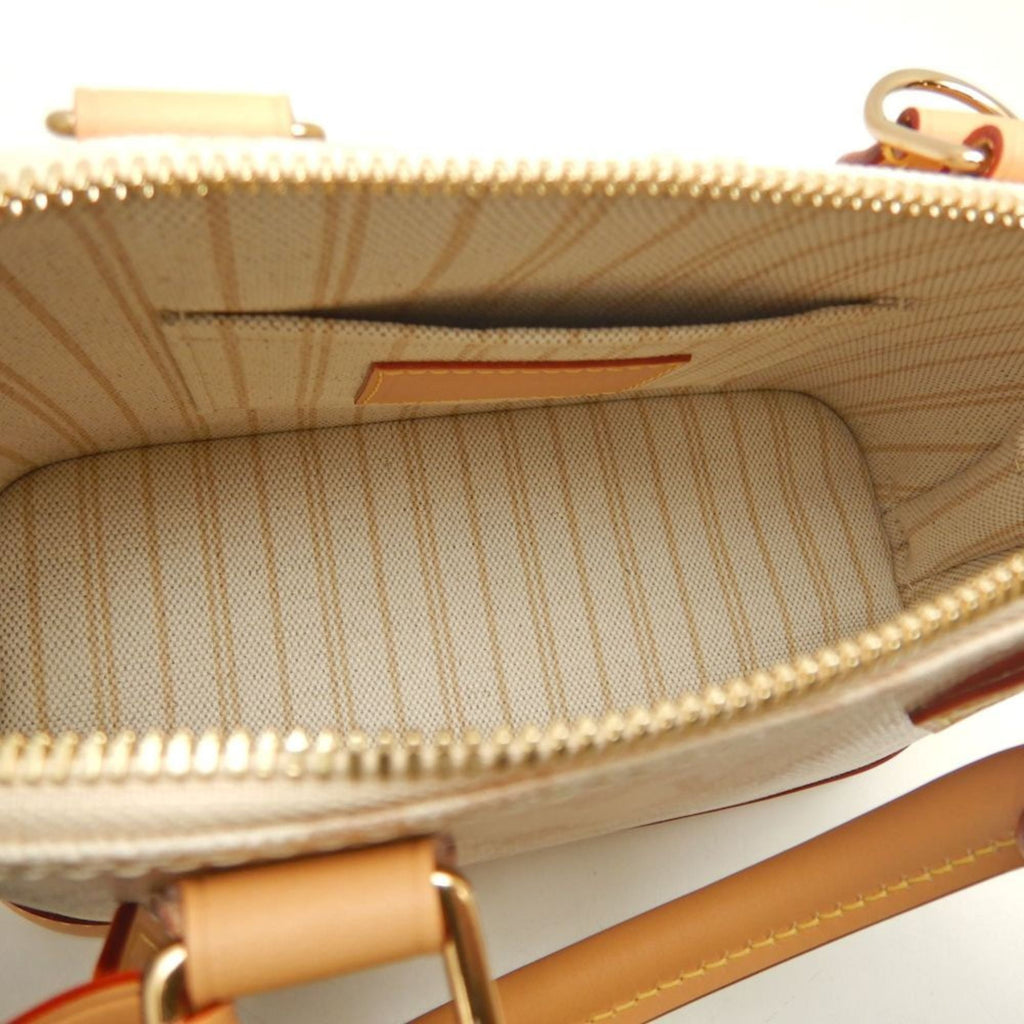 Louis Vuitton Gold Canvas Leather Handbag