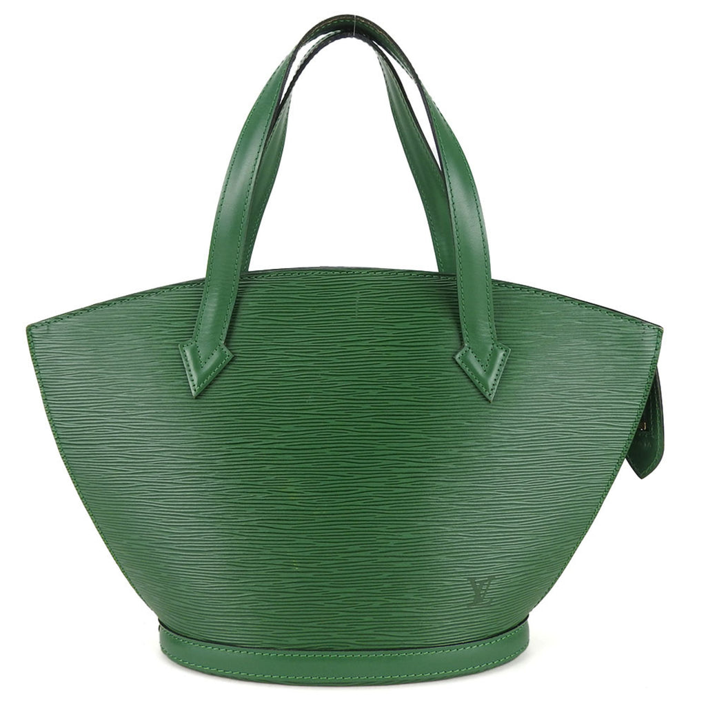 Louis Vuitton Borneo Green Epi Leather Handbag