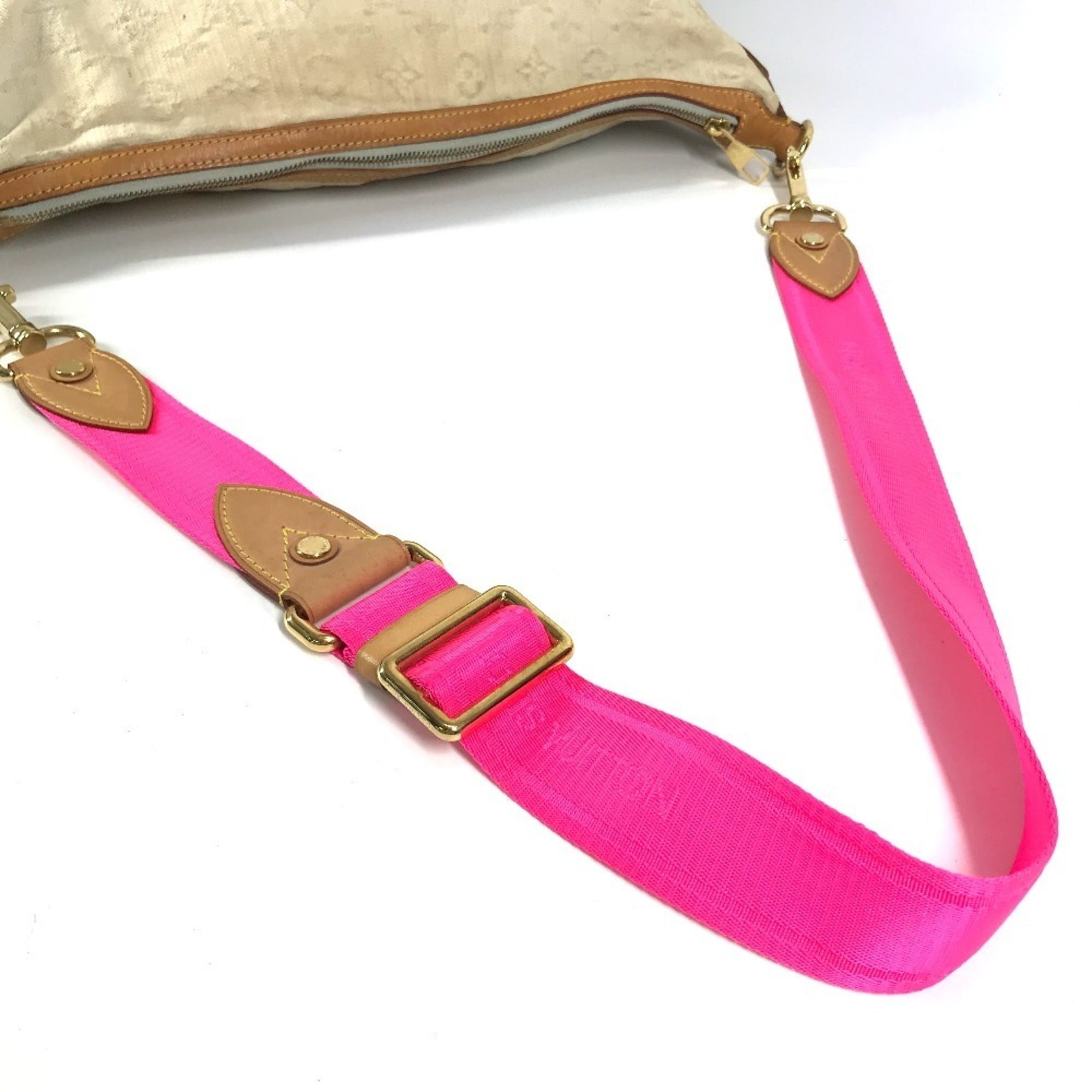 Louis Vuitton Monogram Denim Blue Pink Monogram Denim Shoulder Bag