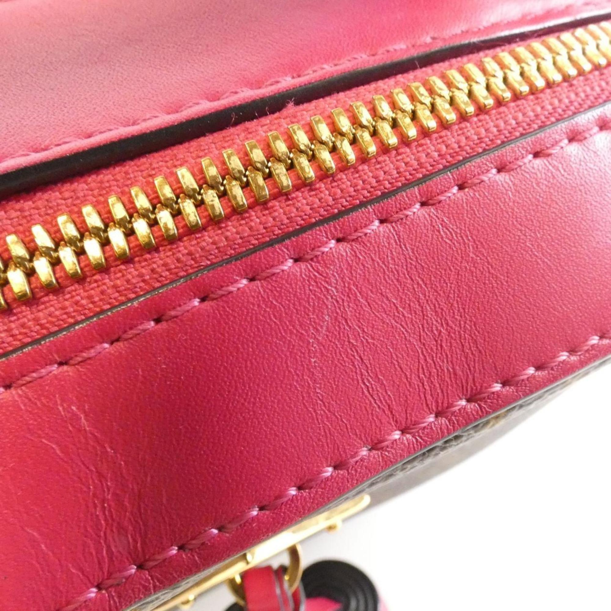 Louis Vuitton Monogram Freesia Marron Coated Canvas Shoulder Bag