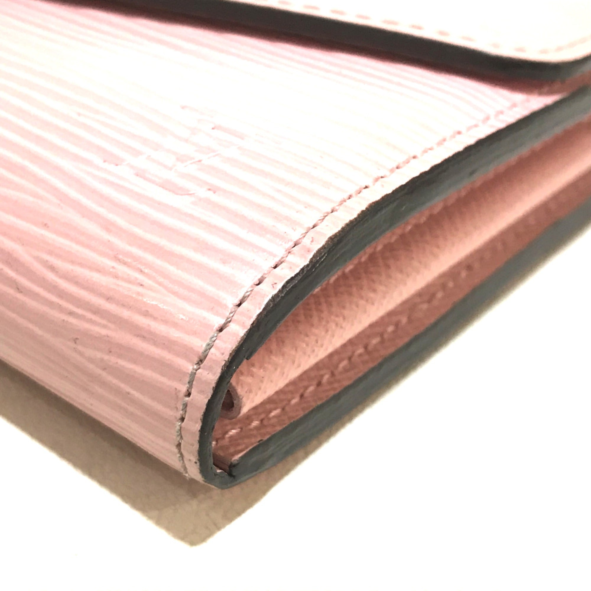Louis Vuitton Pink Leather Wallet