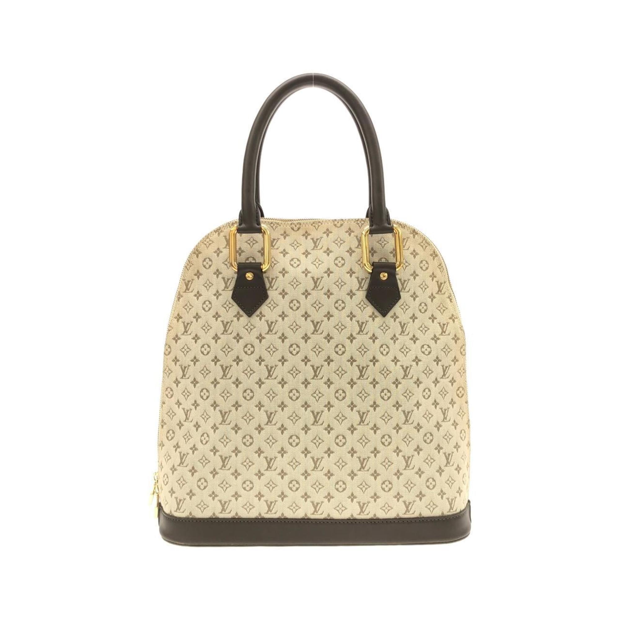Louis Vuitton Khaki Canvas Handbag