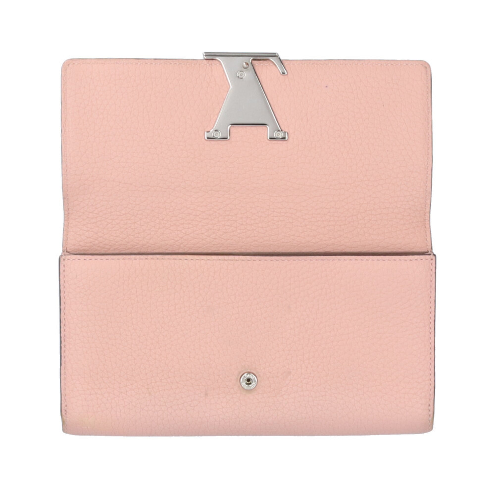 Louis Vuitton Galle Magnolia Or Pink Leather Coin Purse/Coin Case