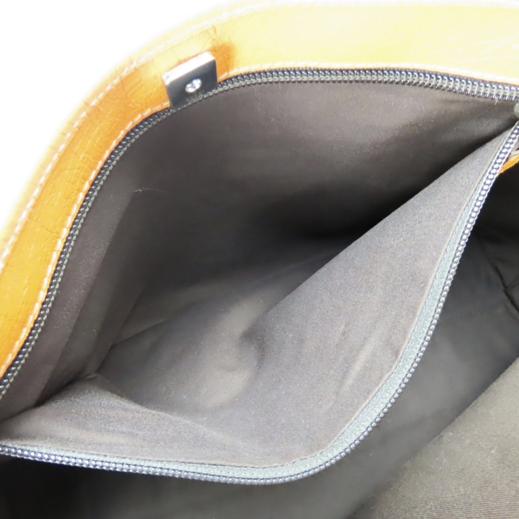 Gucci Beige Orange Gg Supreme Canvas Leather Tote Bag (Pre-Owned)