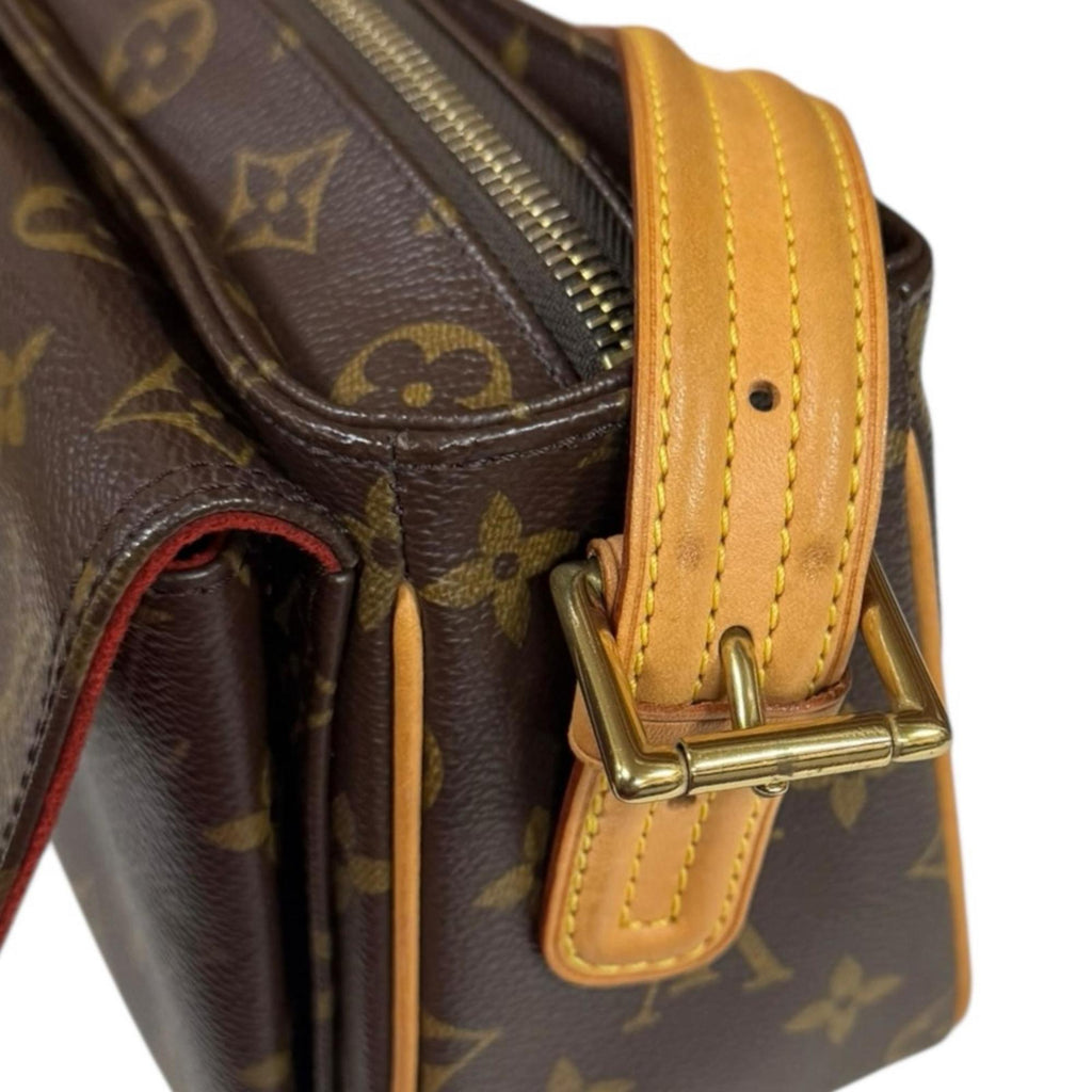 Louis Vuitton Brown Monogram Canvas Shoulder Bag