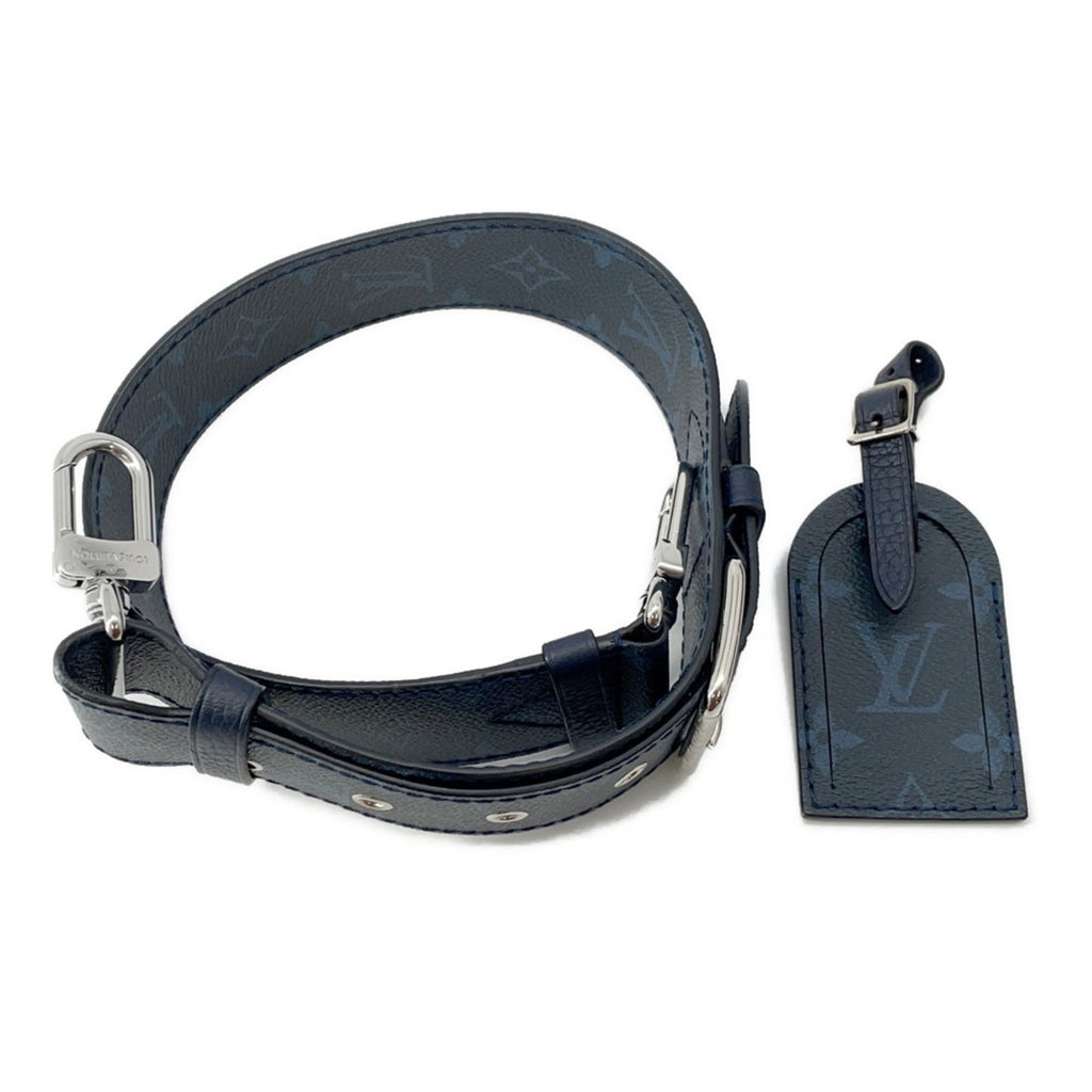 Louis Vuitton Navy Leather Shoulder Bag