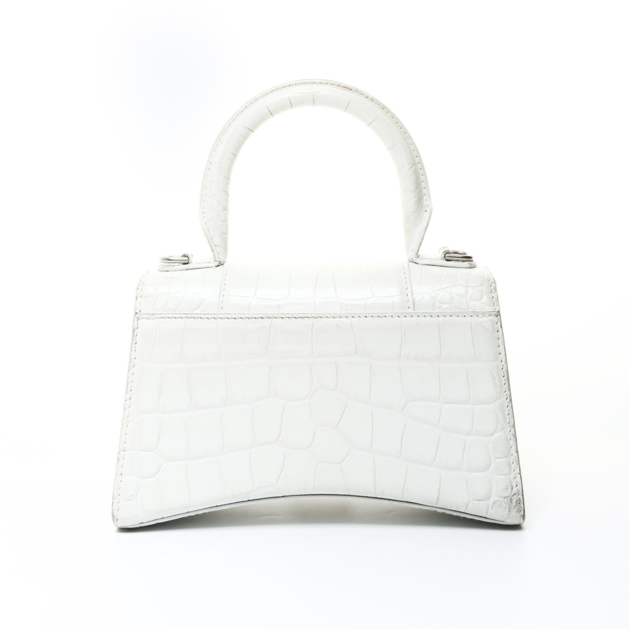 Balenciaga White Leather Shoulder
