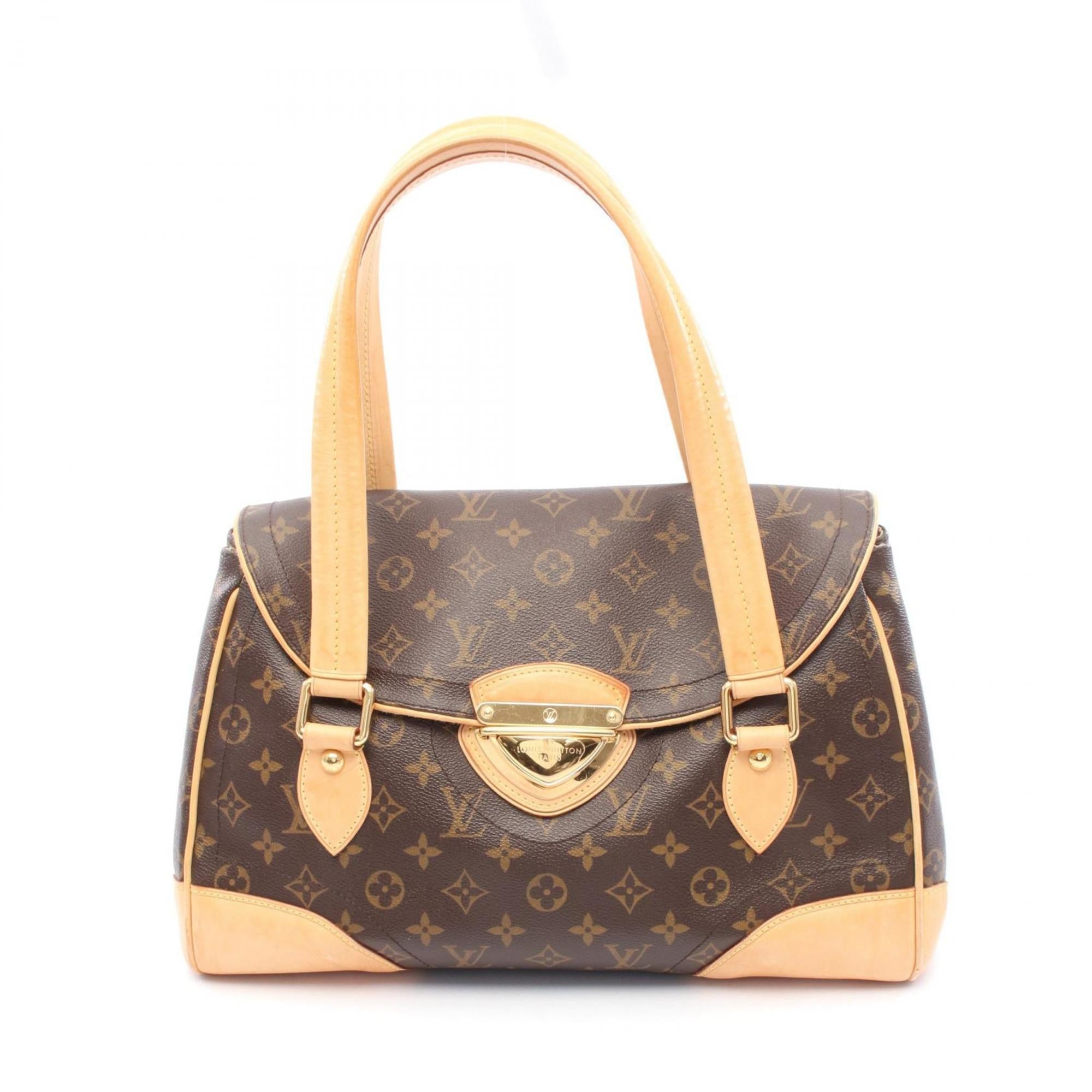 Louis Vuitton Brown Coated Canvas Leather Shoulder Bag