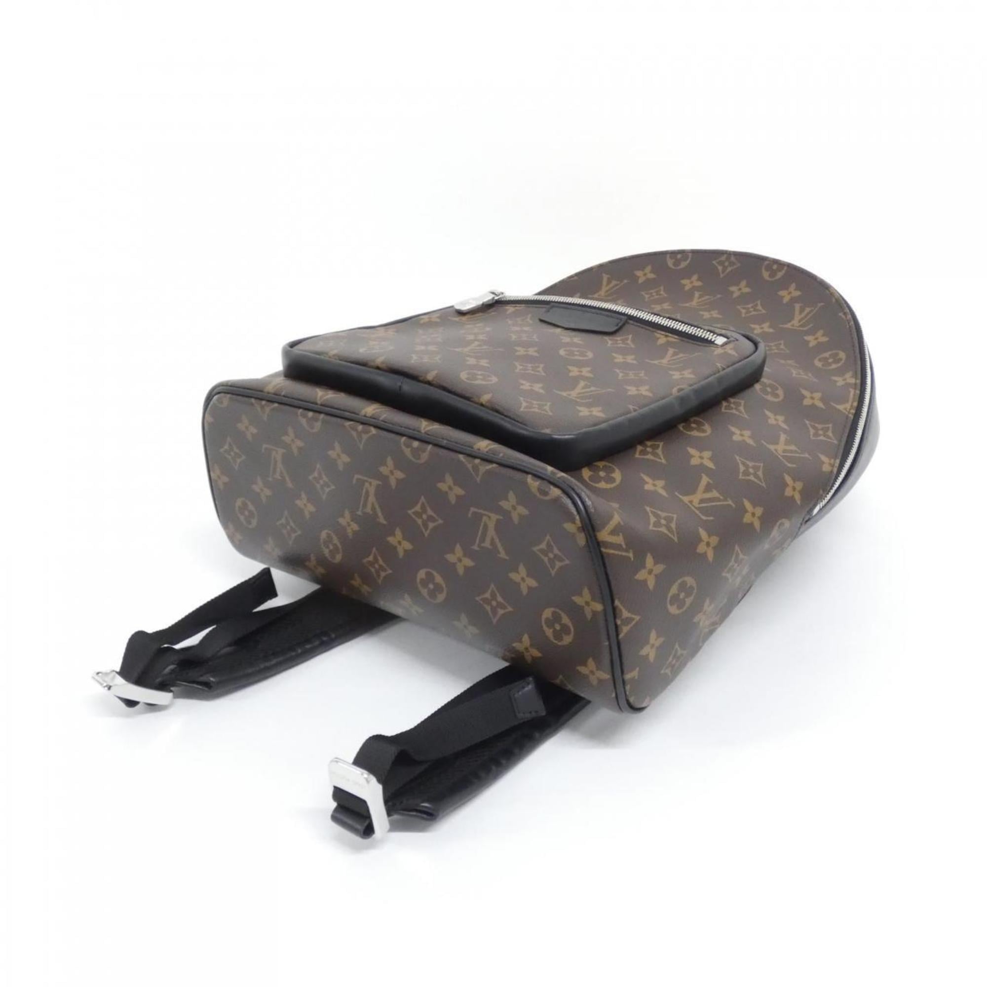 Louis Vuitton Marron Coated Canvas Backpack