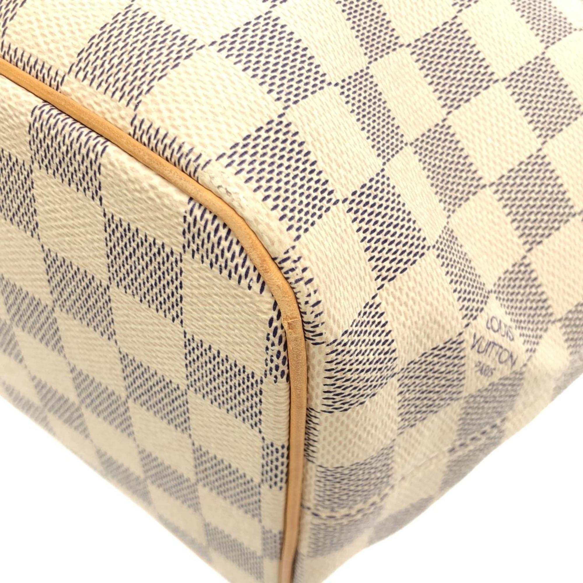 Louis Vuitton Azur Coated Canvas Handbag
