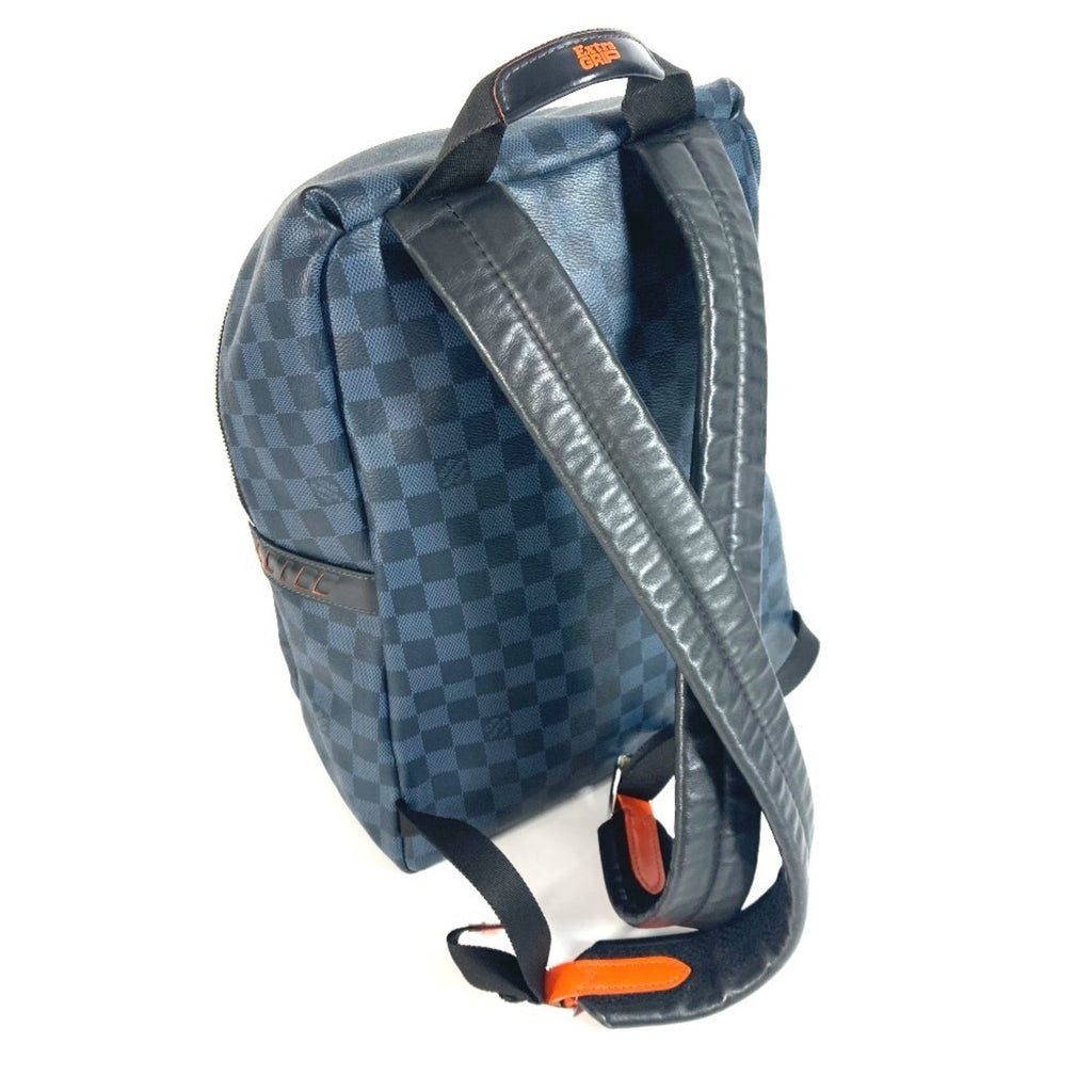 Louis Vuitton Damier Cobalt Navy Orange Backpack