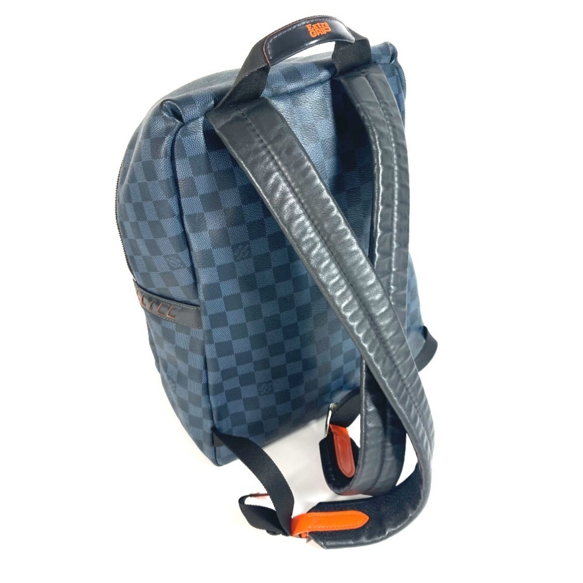 Louis Vuitton Damier Cobalt Navy Orange Backpack