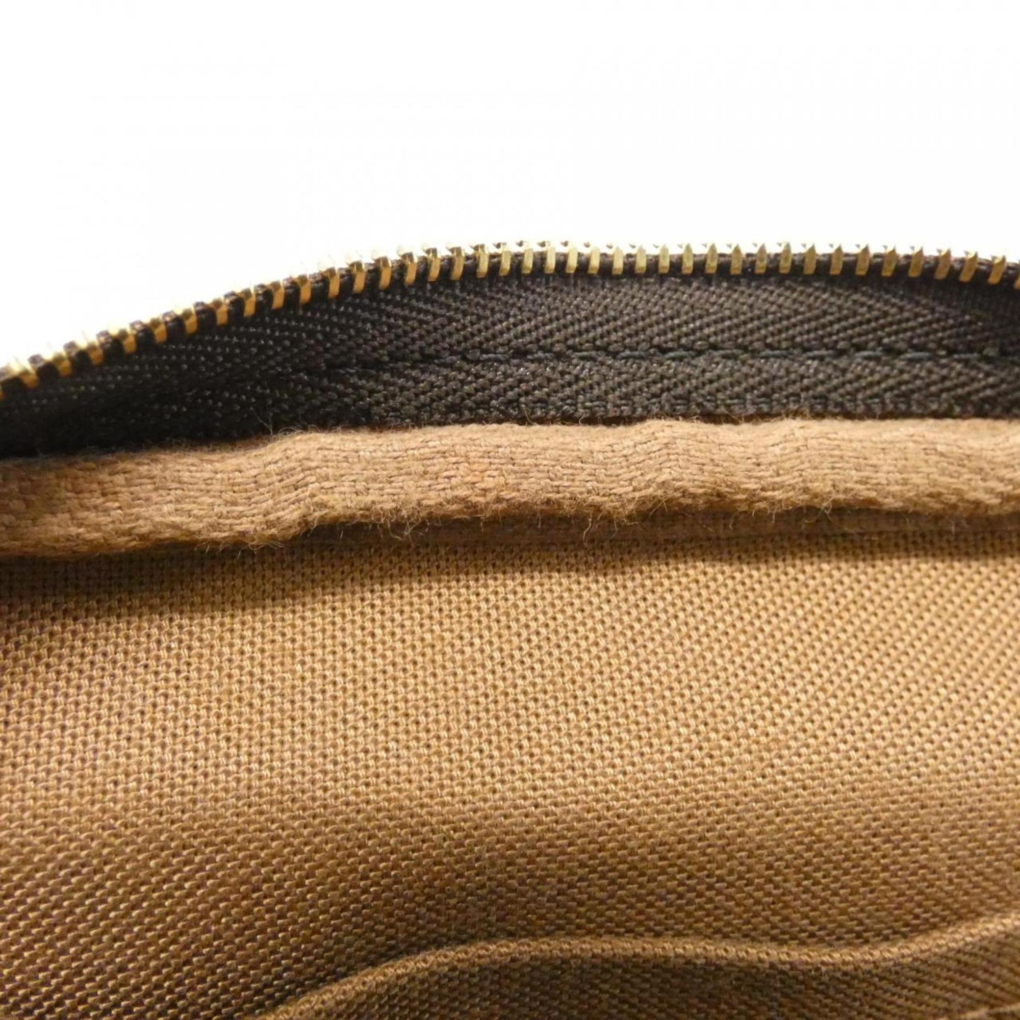 Louis Vuitton Brown Coated Canvas Shoulder Bag