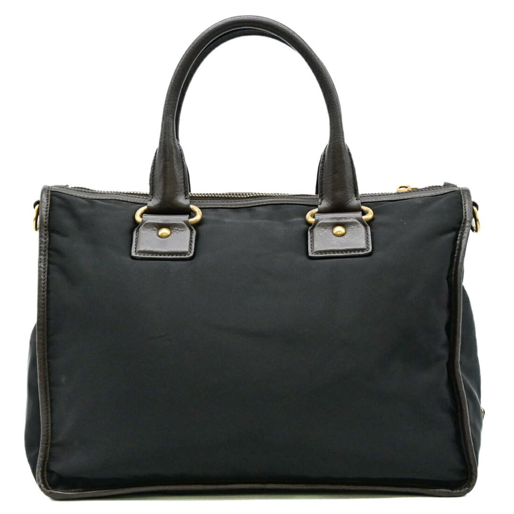 Prada Black Nylon Handbag Shoulder Bag