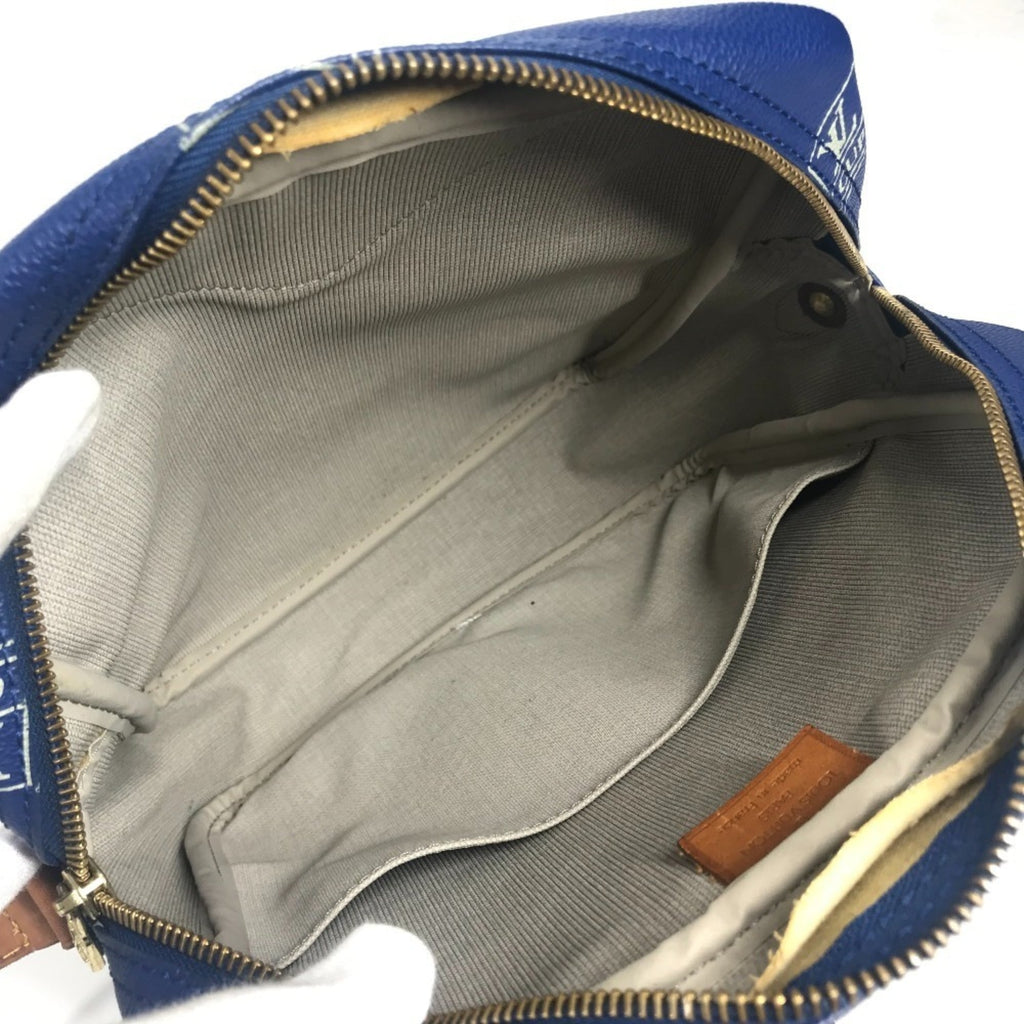 Louis Vuitton Louis Vuitton Cup Blue Leather Pochette Shoulder Bag