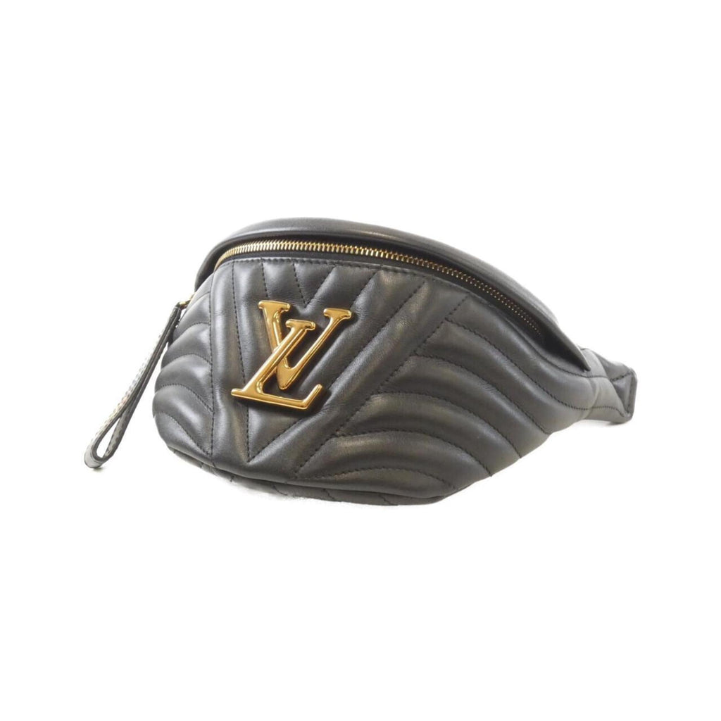 Louis Vuitton Black Leather Fanny Pack Shoulder Bag