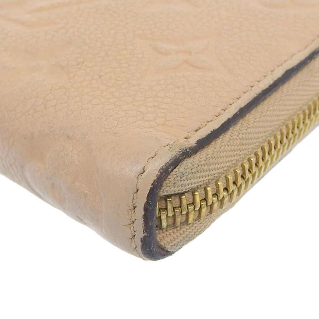 Louis Vuitton Monogram Empreinte Beige Dune Leather Long Wallet