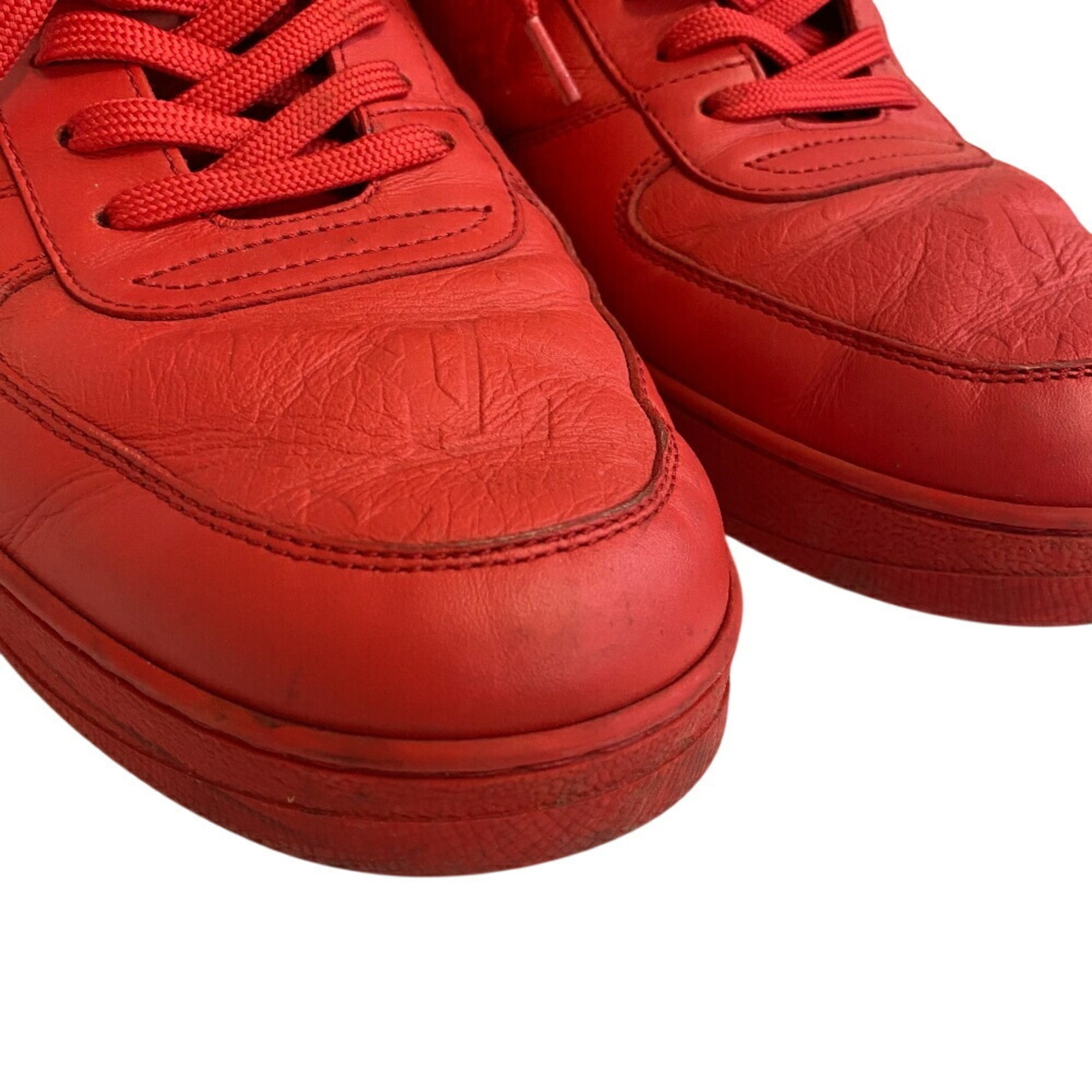 Louis Vuitton Red Color Sneakers