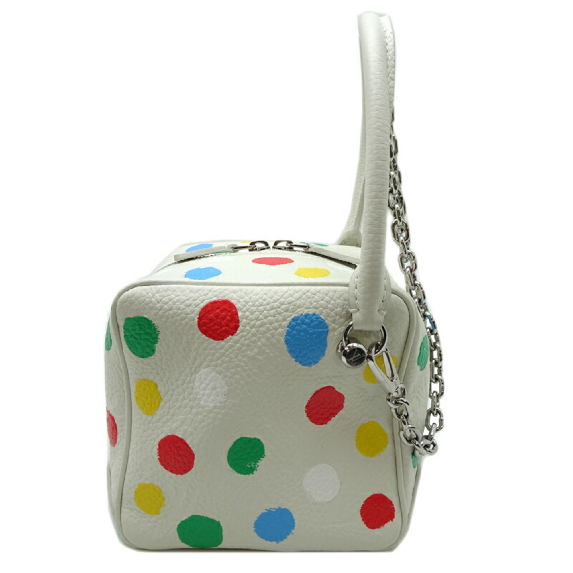 Louis Vuitton Multi-Color White Leather Shoulder Bag