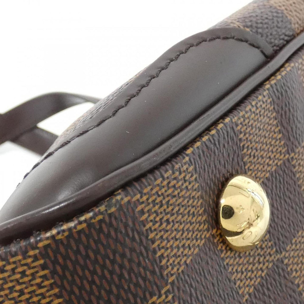 Louis Vuitton Brown Coated Canvas Handbag