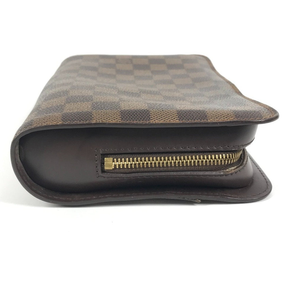 Louis Vuitton Brown Ebene Damier Canvas Clutch Bag Pouch