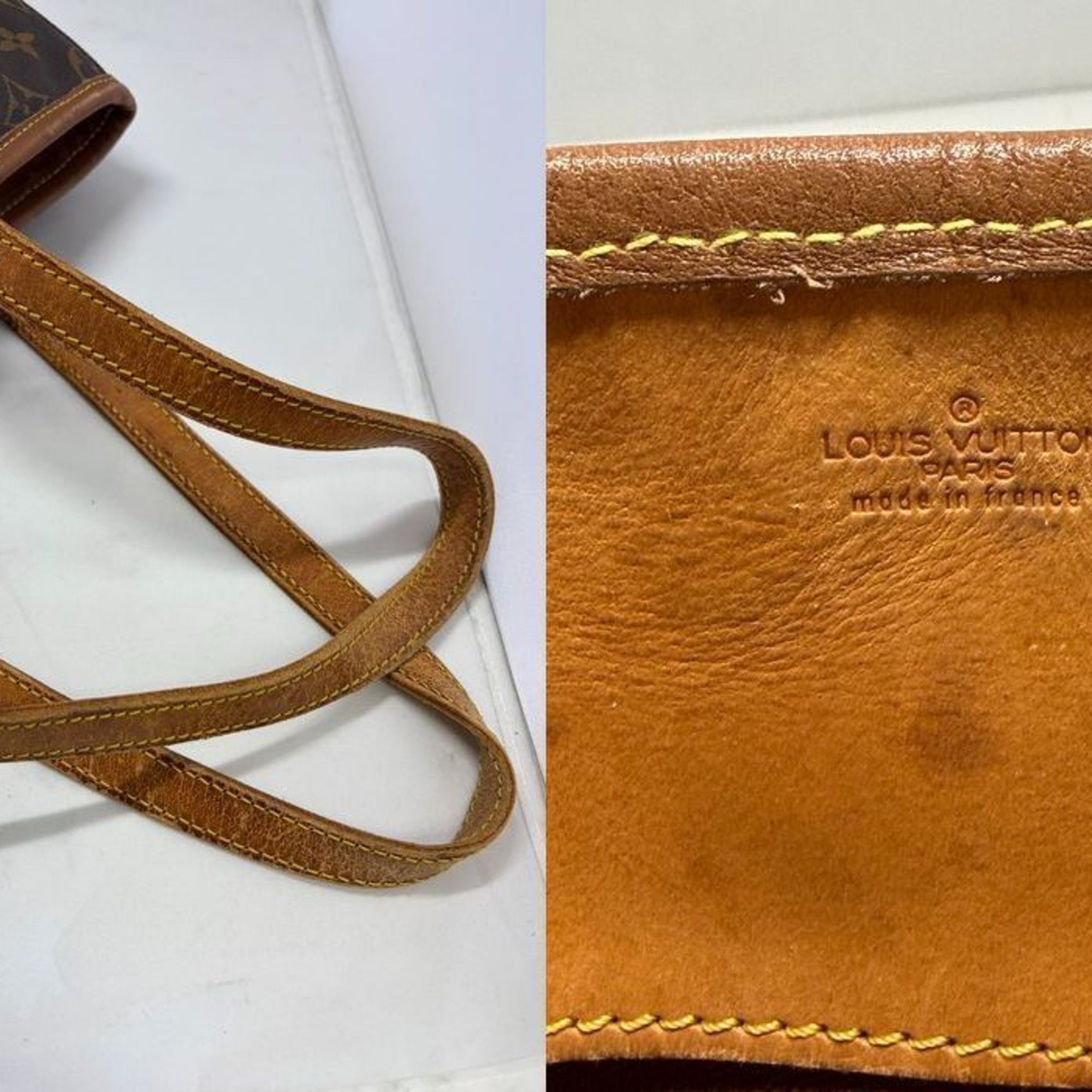 Louis Vuitton Brown Pvc Leather Shoulder Bag