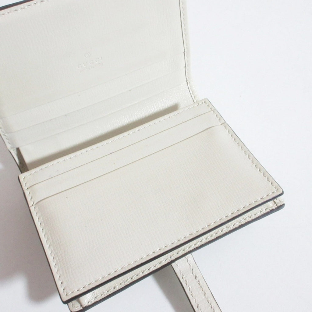 Gucci Grayish White Wallet (Bi-Fold) (Pre-Owned)