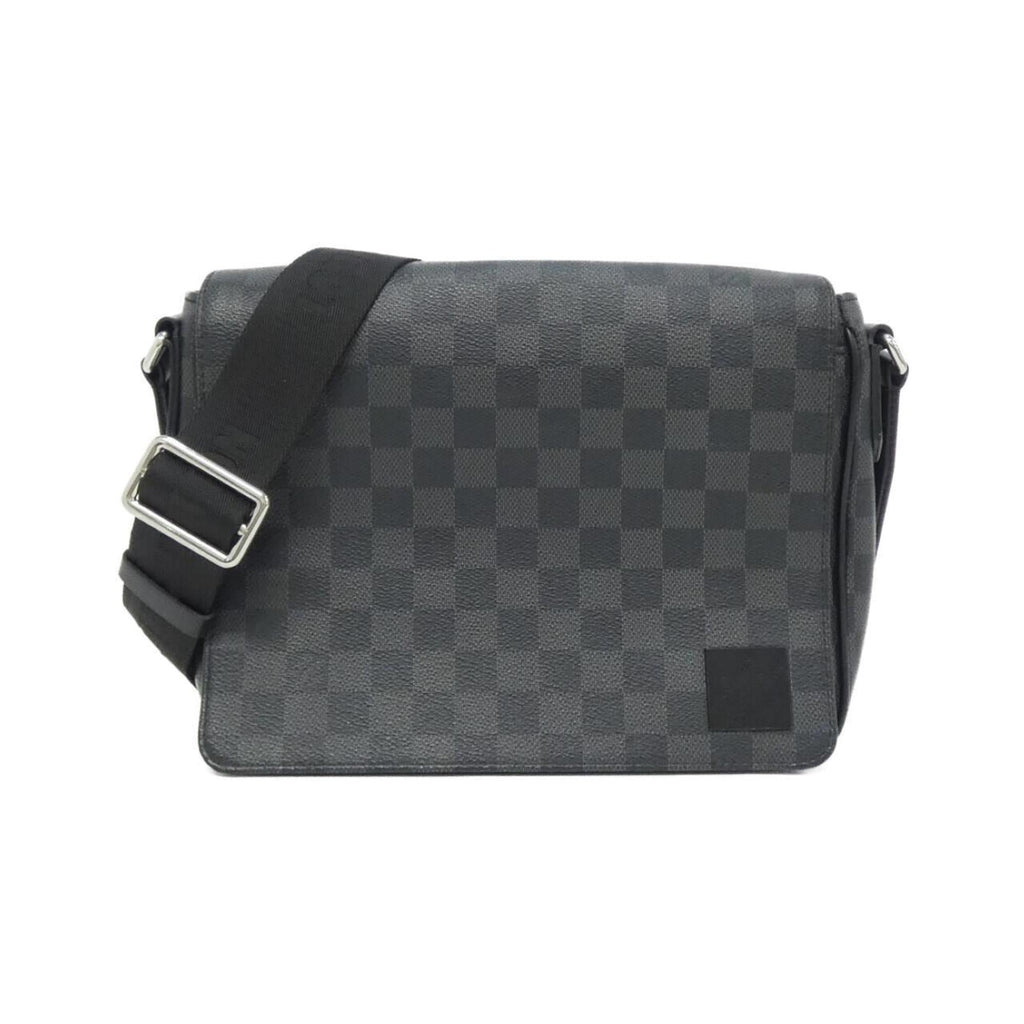 Louis Vuitton Graphite Coated Canvas Shoulder Bag