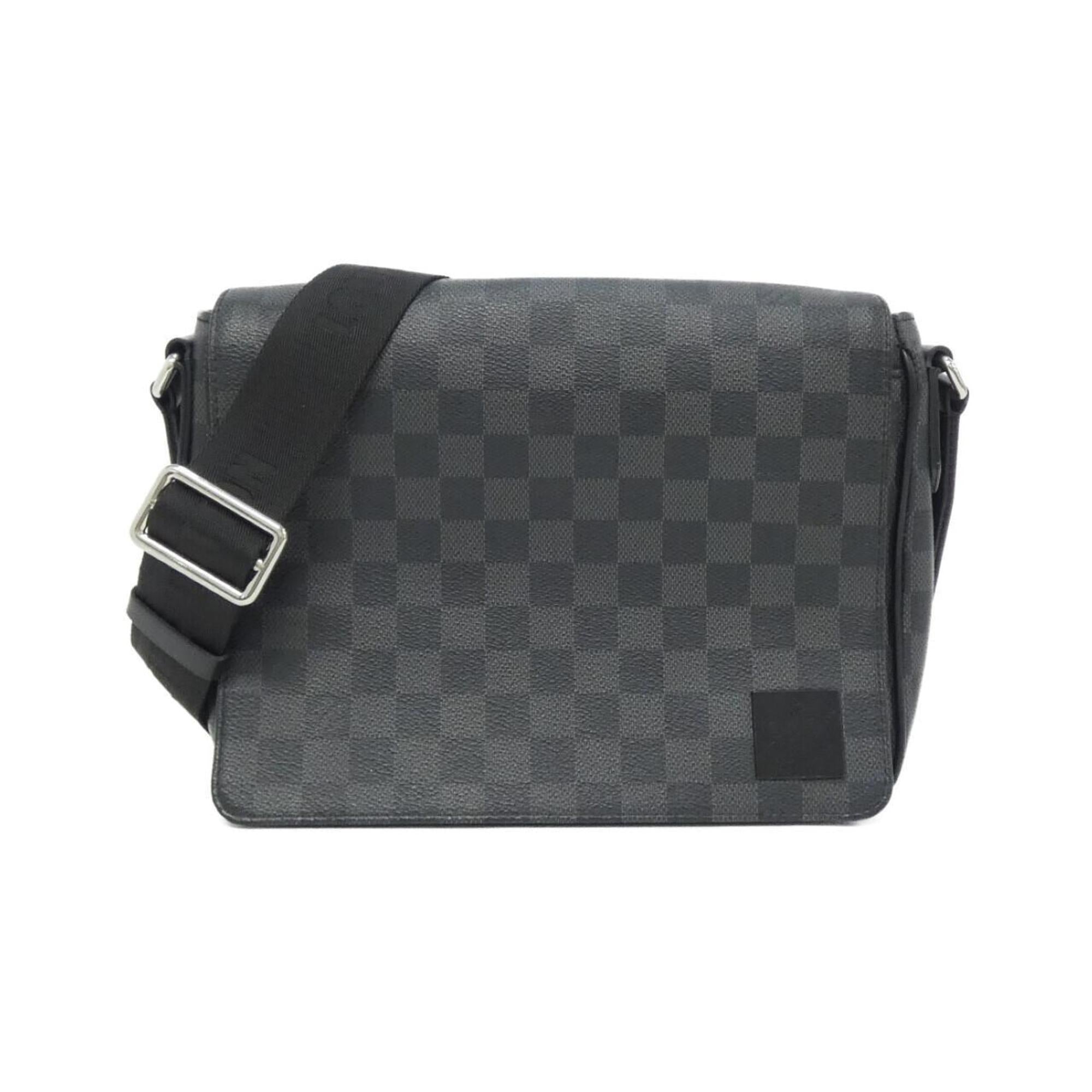 Louis Vuitton Graphite Coated Canvas Shoulder Bag