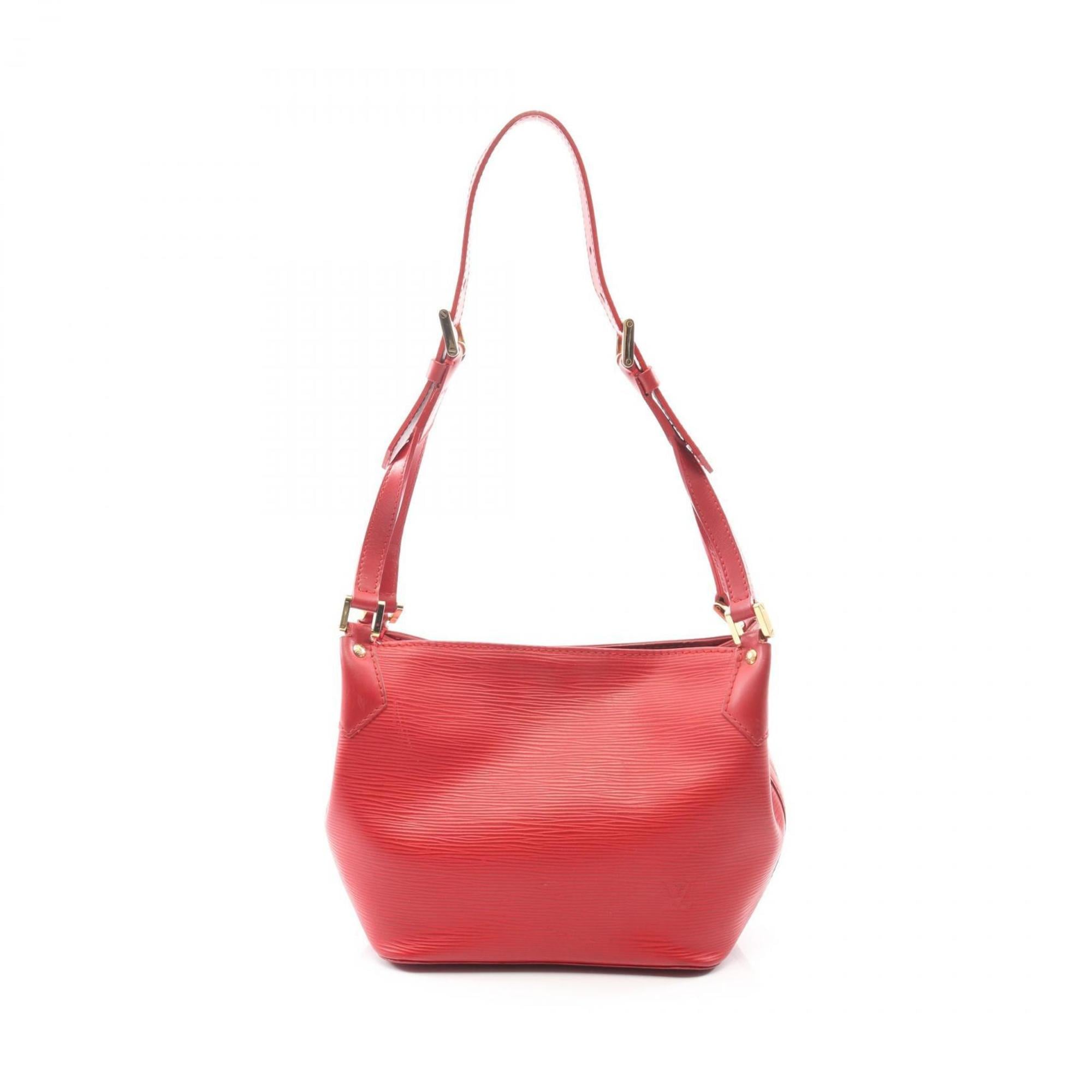 Louis Vuitton Red Color Leather Shoulder Bag
