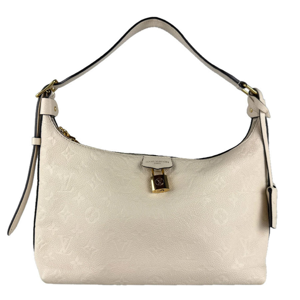 Louis Vuitton Cream Monogram Empreinte Shoulder Bag