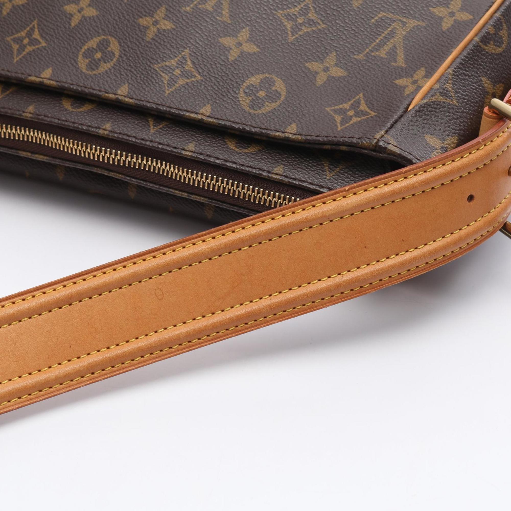 Louis Vuitton Brown Monogram Coated Canvas Pvc Leather Shoulder Bag