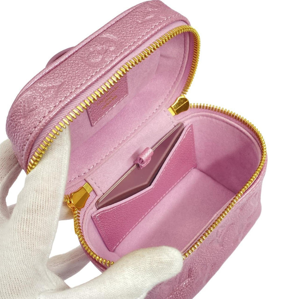 Louis Vuitton Purple Leather Pouch