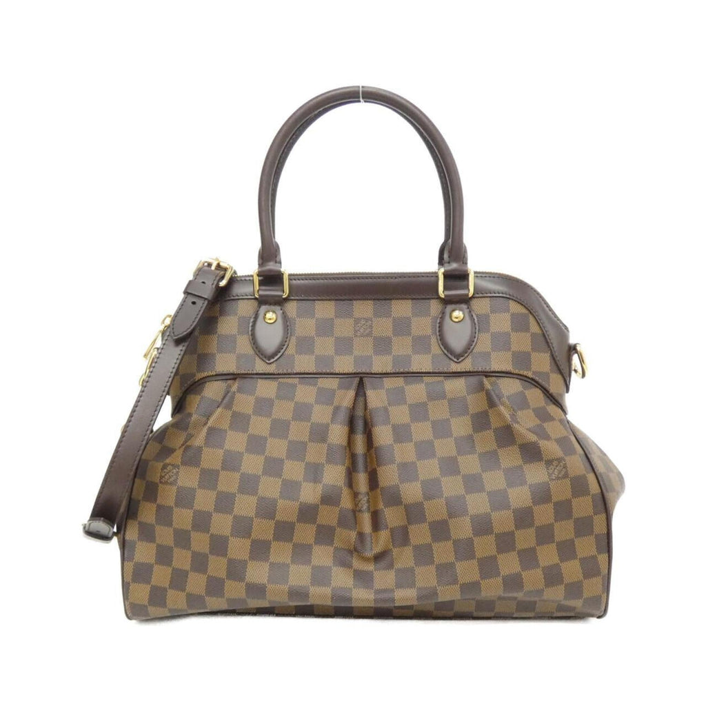 Louis Vuitton Brown Coated Canvas Handbag