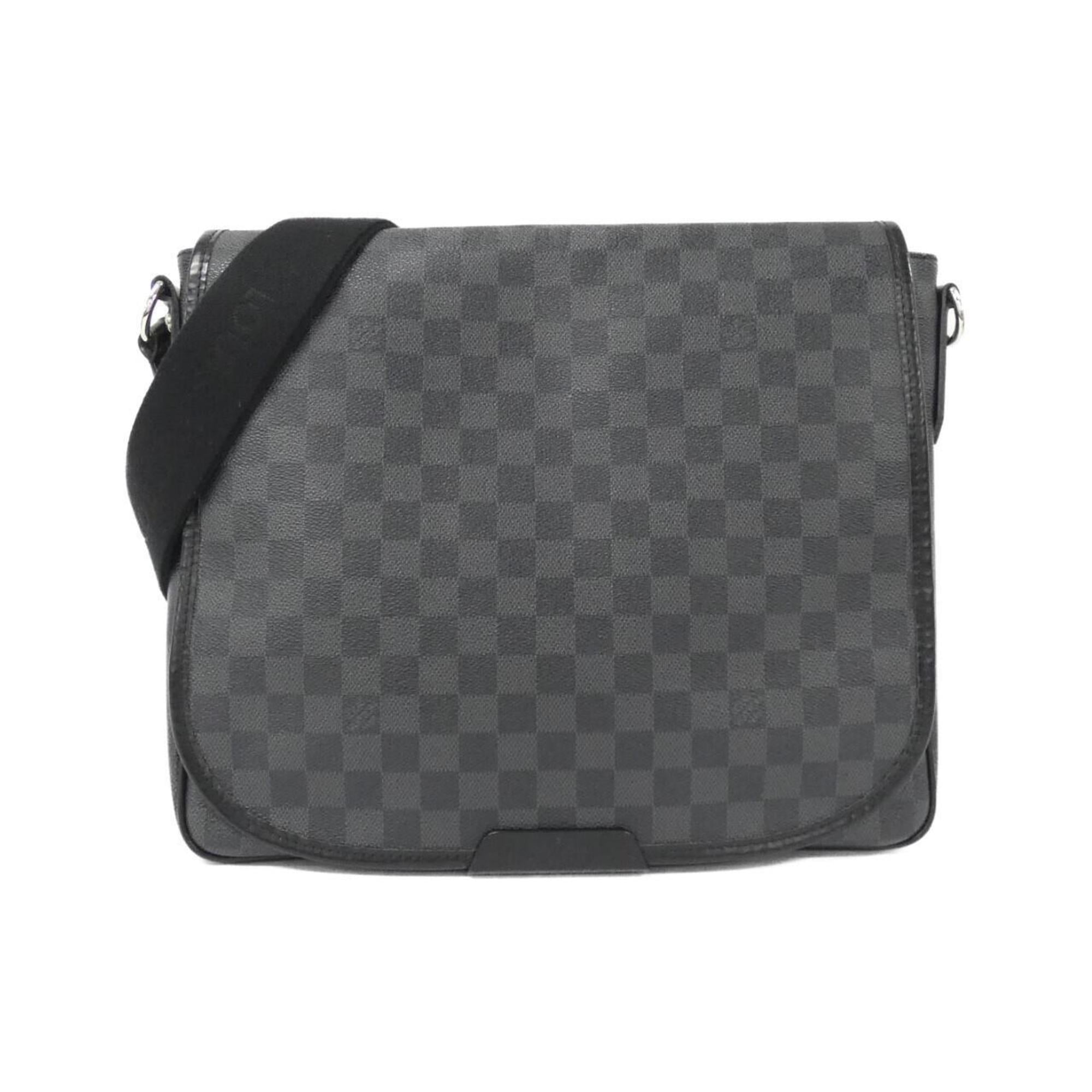 Louis Vuitton Graphite Coated Canvas Shoulder Bag