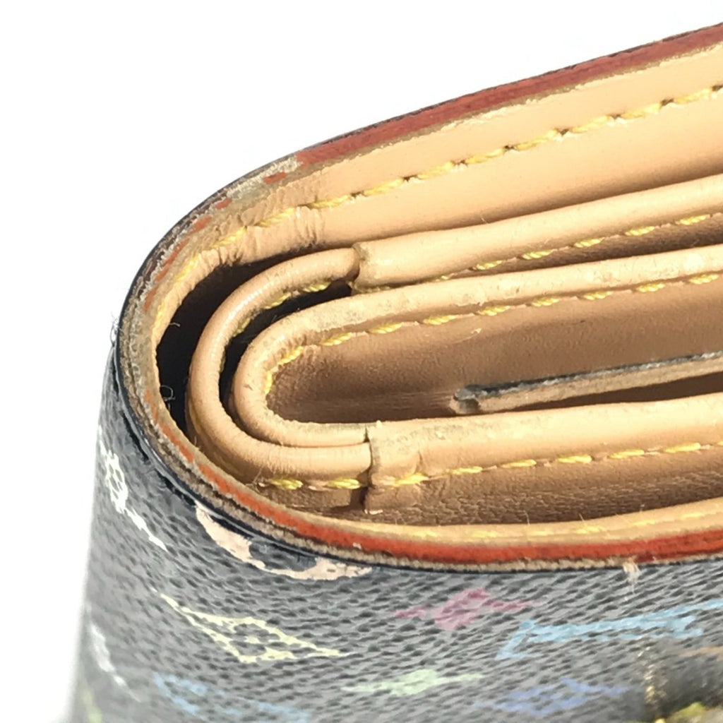 Louis Vuitton Black Monogram Multicolore Bill Wallet (Tri-Fold)