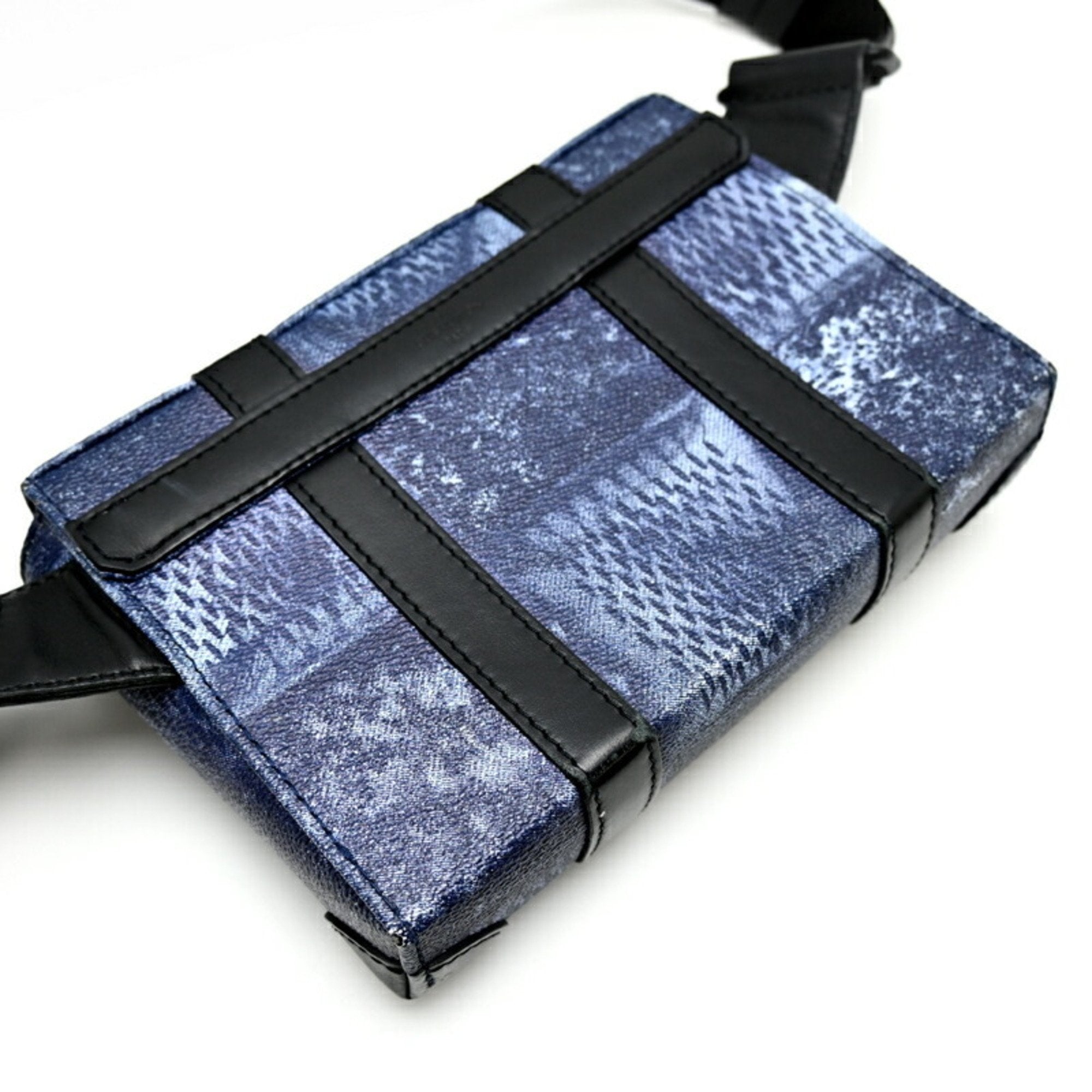 Louis Vuitton Damier Blue Damier Canvas Galle Pvc Fanny Pack