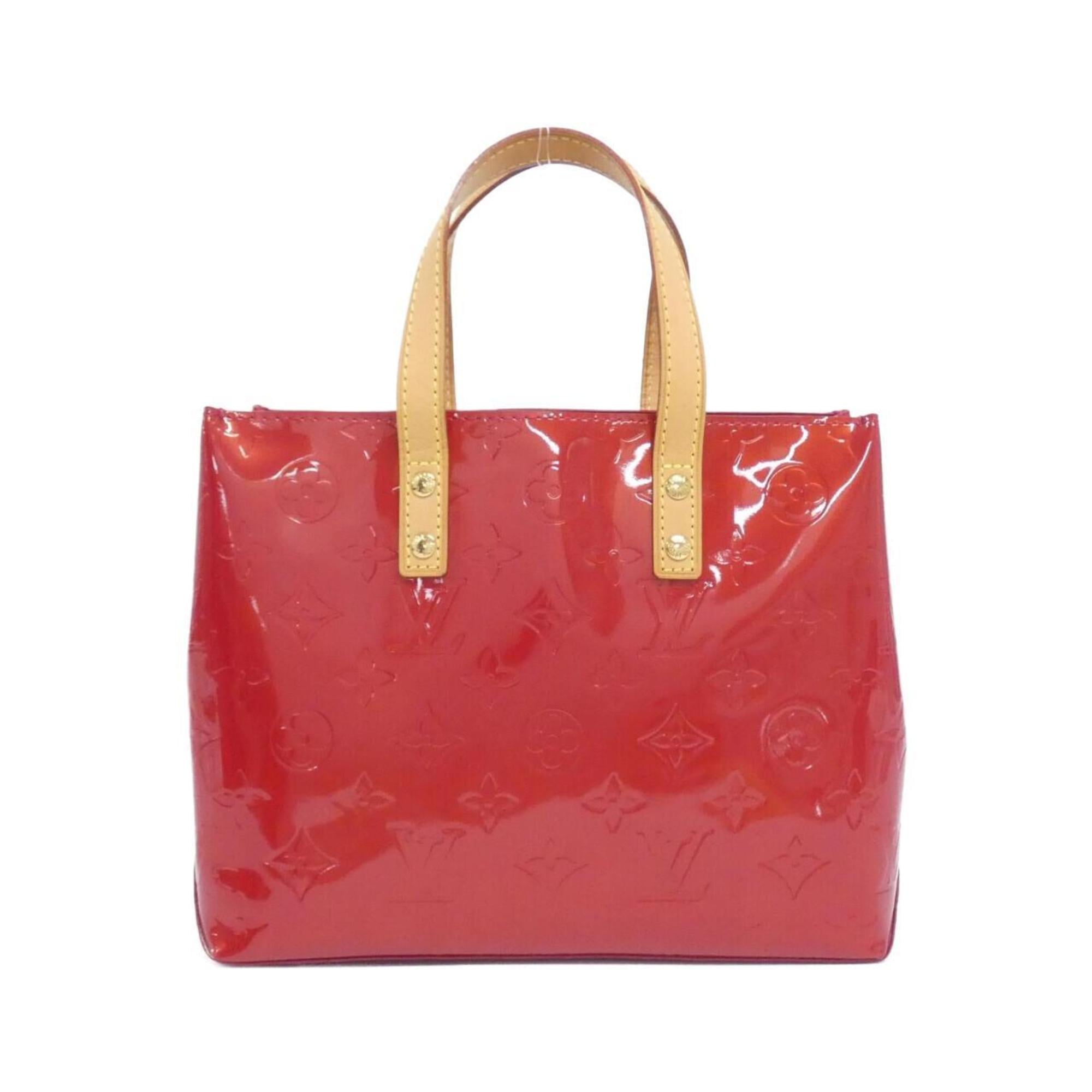 Louis Vuitton Vernis Red Color Leather Handbag