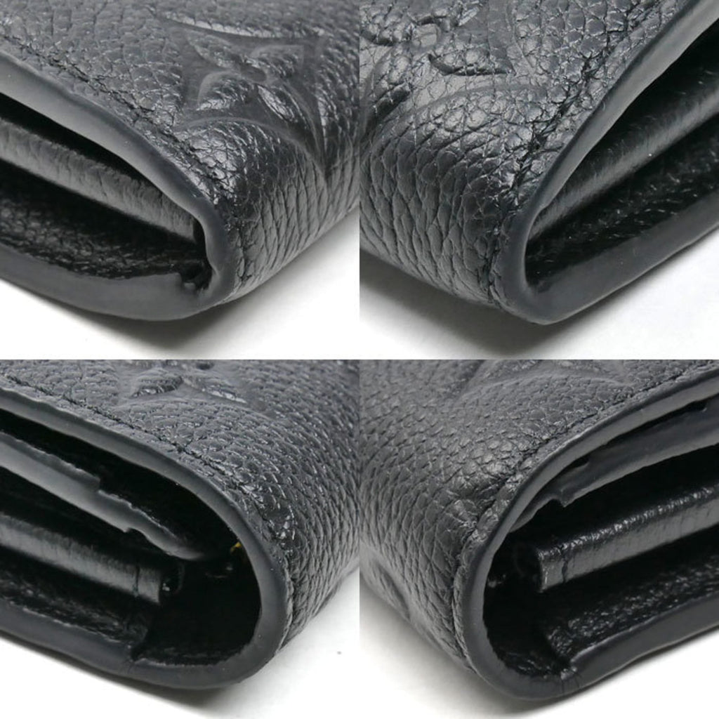 Louis Vuitton Black Monogram Empreinte Long Wallet