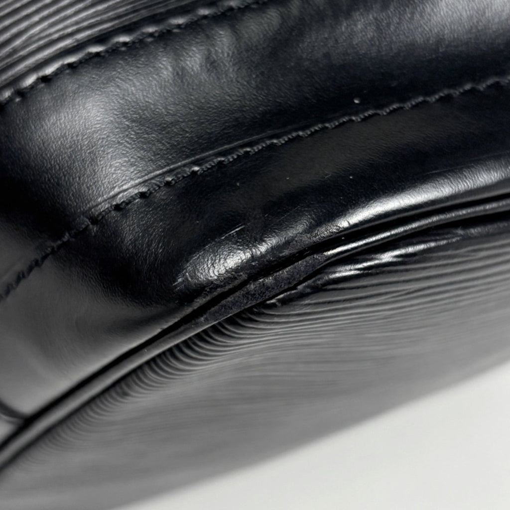 Louis Vuitton Black Noir Epi Leather Shoulder Bag