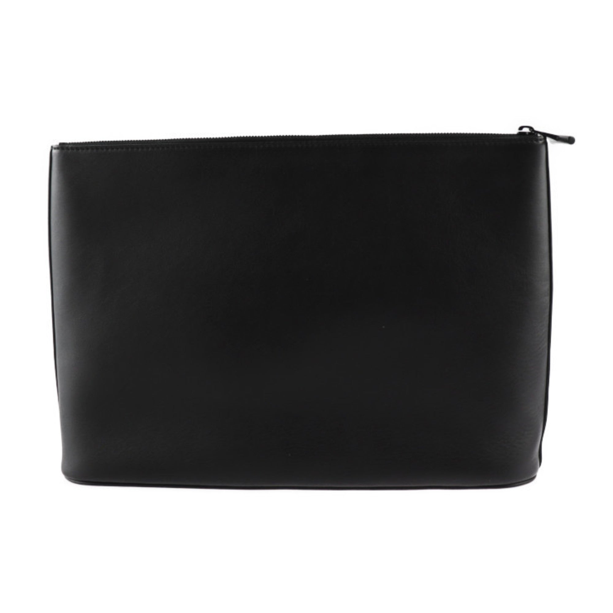 Louis Vuitton Black Leather Clutch Bag