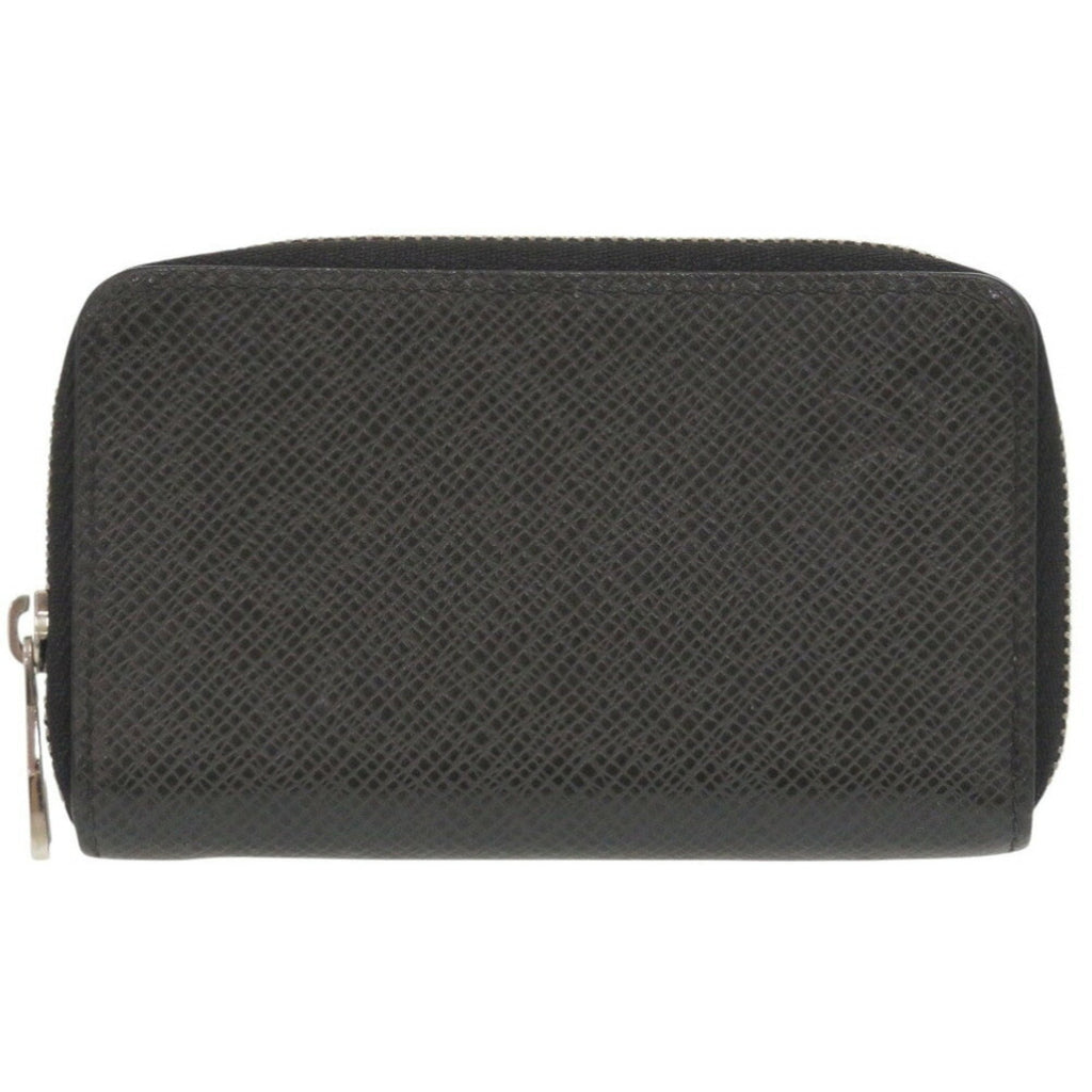 Louis Vuitton Black Taiga Leather Coin Purse/Coin Case