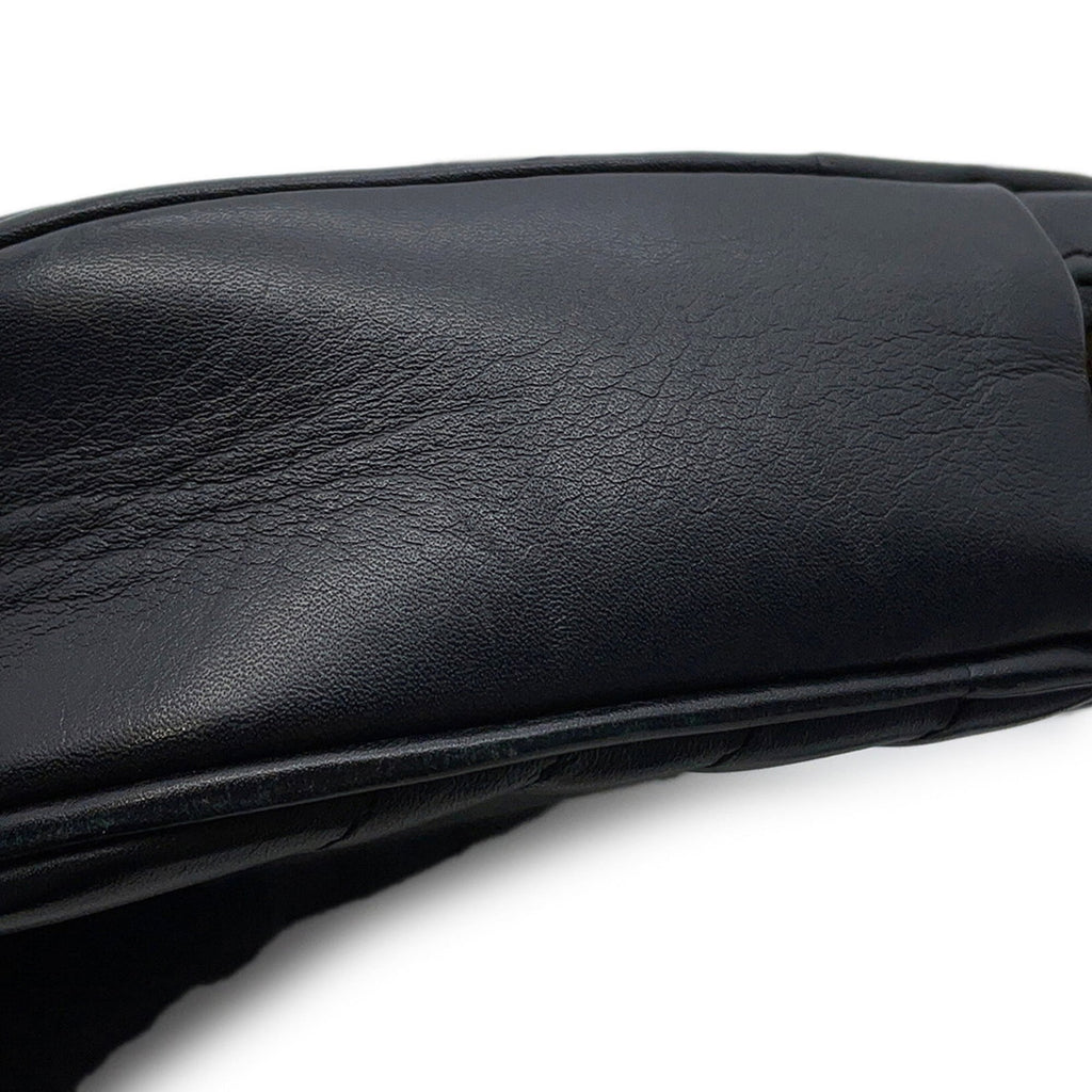 Louis Vuitton Noir Leather Shoulder Bag
