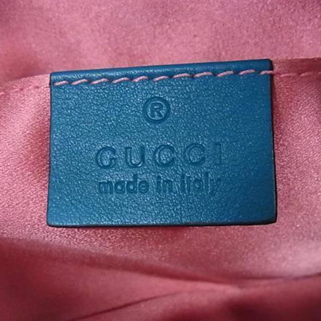Gucci Gg Marmont Blue Velvet Fanny Pack (Pre-Owned)