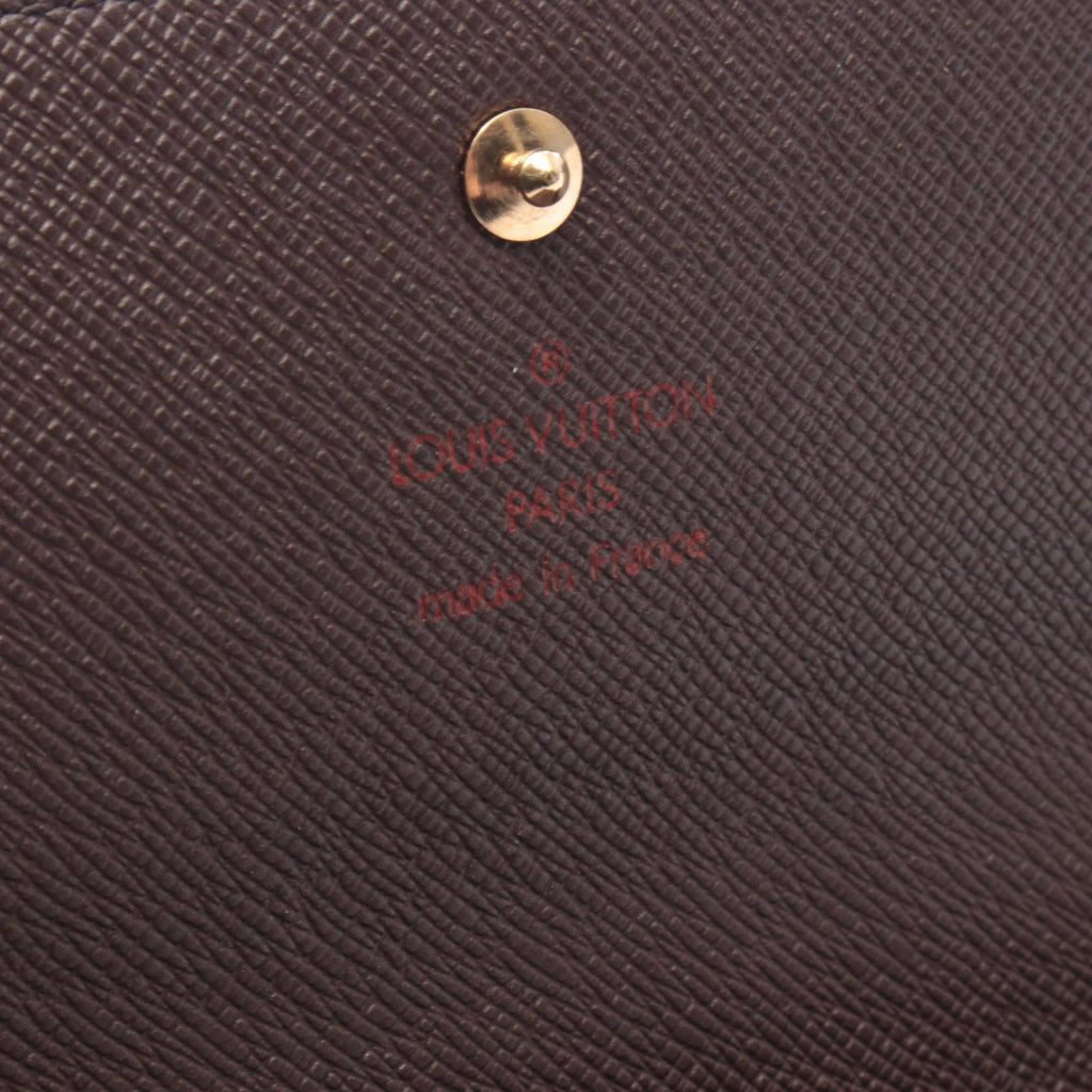 Louis Vuitton Brown Damier Canvas Damier Canvas Long Wallet (Tri-Fold)