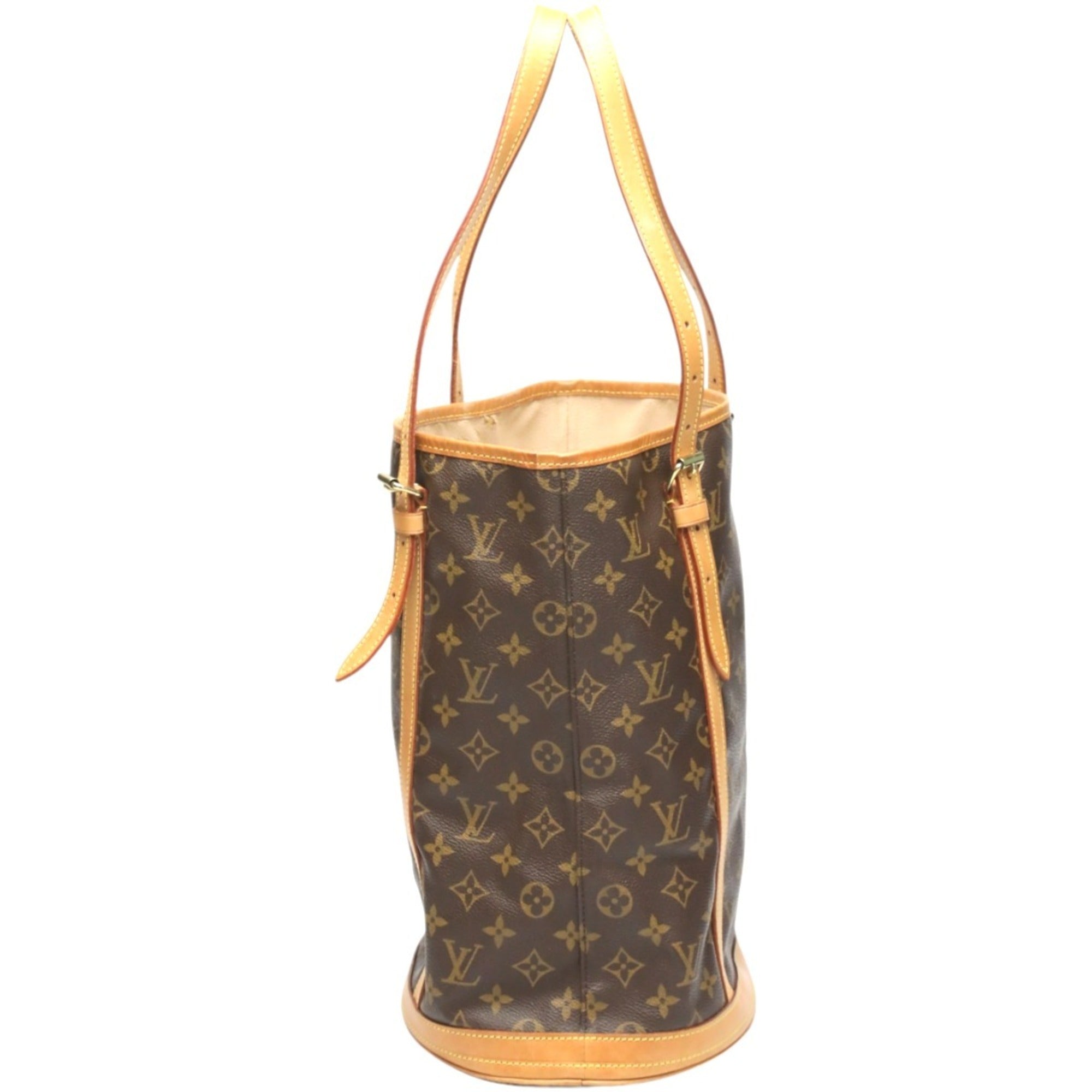 Louis Vuitton Brown Monogram Canvas Shoulder Bag Tote Bag