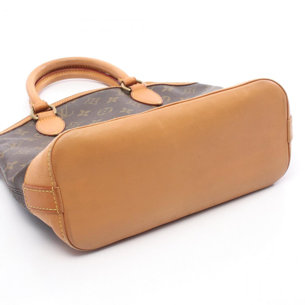 Louis Vuitton Brown Monogram Coated Canvas Leather Handbag